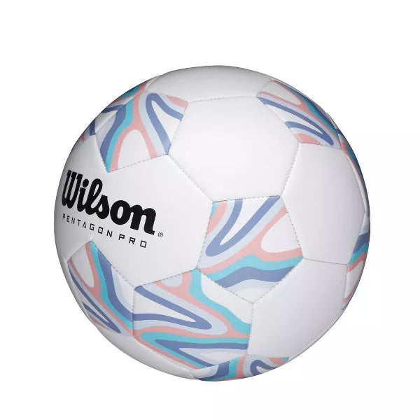 Wilson Pentagon Pro Target Pastel Size 3 Soccer Ball: Composite Shell, Ages 5-8