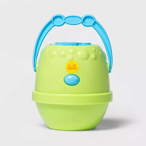 No Spill Bubble Machine (Colors May Vary) - Sun Squad: Toy for Toddlers and Kids