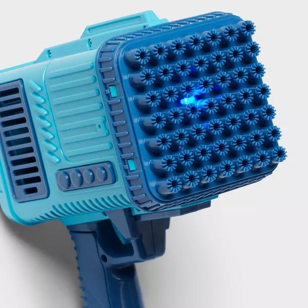 Light Up Volcano 49 Hole Bubble Blaster Blue - Sun Squad: Toy for Age 3+