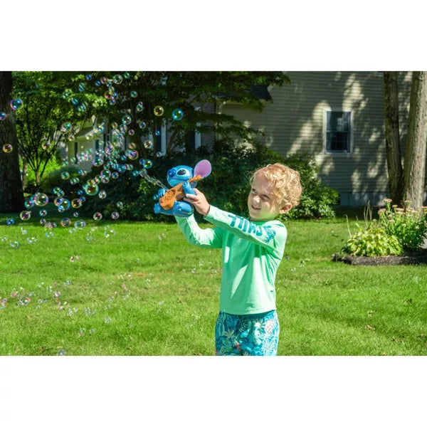 Disney Stitch No Spill Bubble Machine: Bubble Toys for Kids & Toddlers