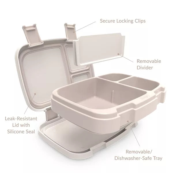 Bentgo Fresh Leakproof Bento Lunch Box 2pk - Dune & Moondust: BPA-Free Containers (Please be advised that sets may be missing pieces or otherwise incomplete.)
