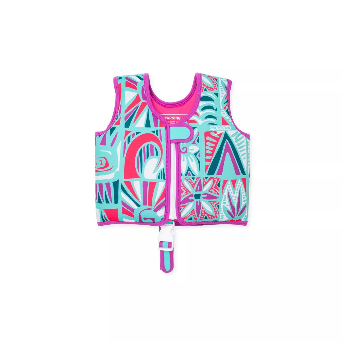 Speedo Kids' Swim Vest - Purple L/XL: Swim Training Float for Ages 3-8