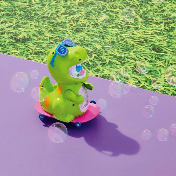 Dino Skateboard Bubble Maker - Sun Squad: Toy for Ages 3+, Plastic Construction