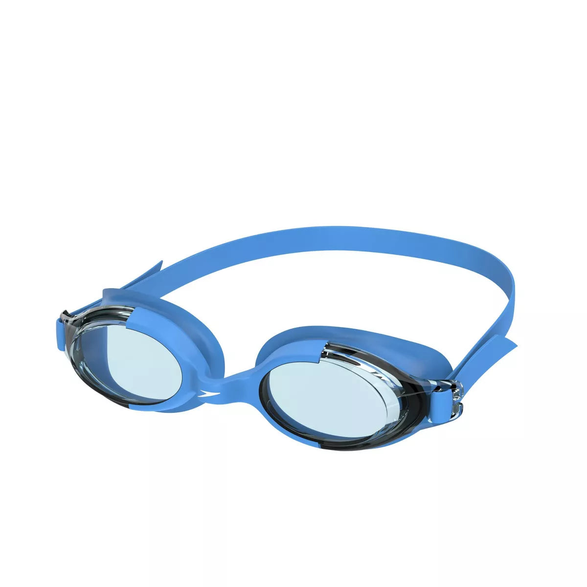 Speedo Junior Seaspray Swim Goggles - Light Blue: Latex-Free, Anti-Fog, Adjustable Strap