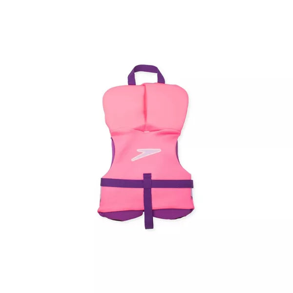 Speedo Infant Life Vest - Pink: Zipper Buckle Closure, Polyethylene Polyester Material
