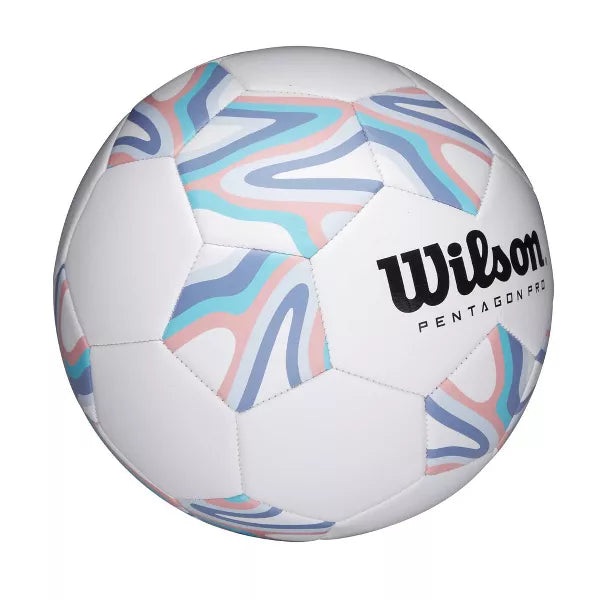 Wilson Pentagon Pro Target Pastel Size 5 Soccer Ball: Composite Shell, Butyl Bladder