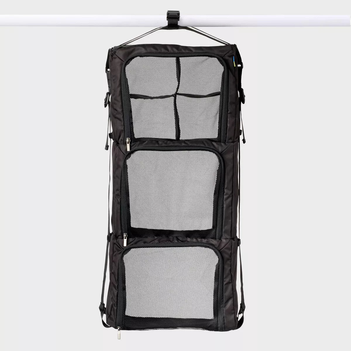 Packing Cube Shelf Black - Open Story️: Solid Travel Luggage Accessory