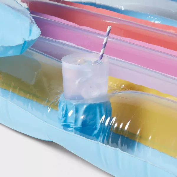 Fashion Pool Lounge Float Blue - Sun Squad