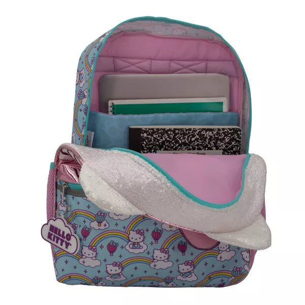 Hello Kitty Kids' 16" Backpack - Rainbow Pink/Blue