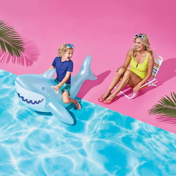Character Float Shark - Sun Squad: Inflatable Pool Toy for Ages 3+