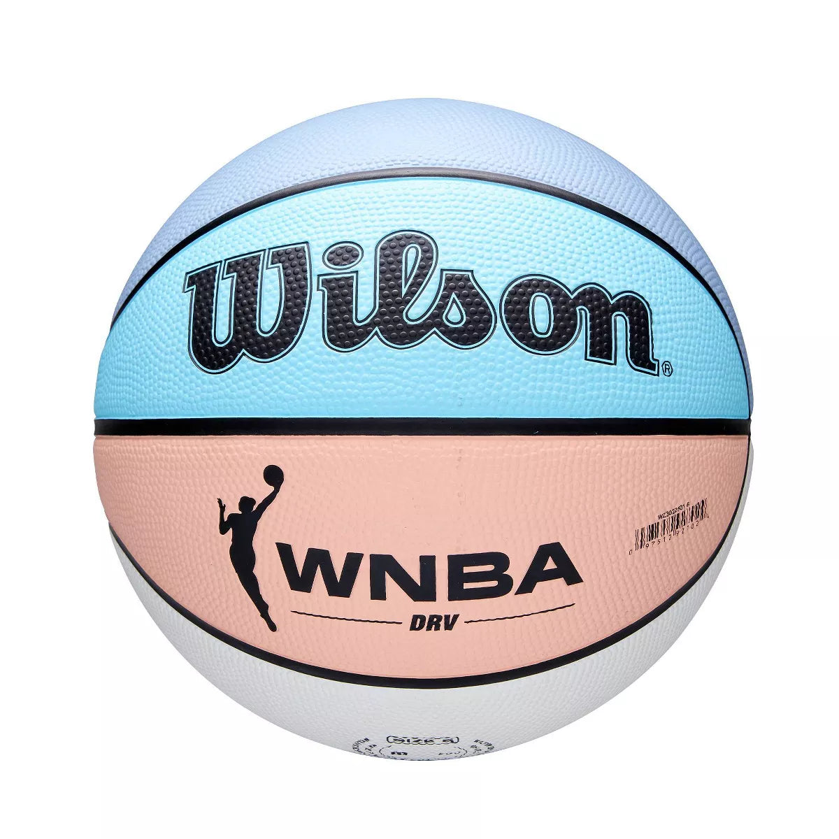Wilson WNBA DRV Summer Basket 6 Basketball: Butyl Bladder, Rubber Shell, Age 9+