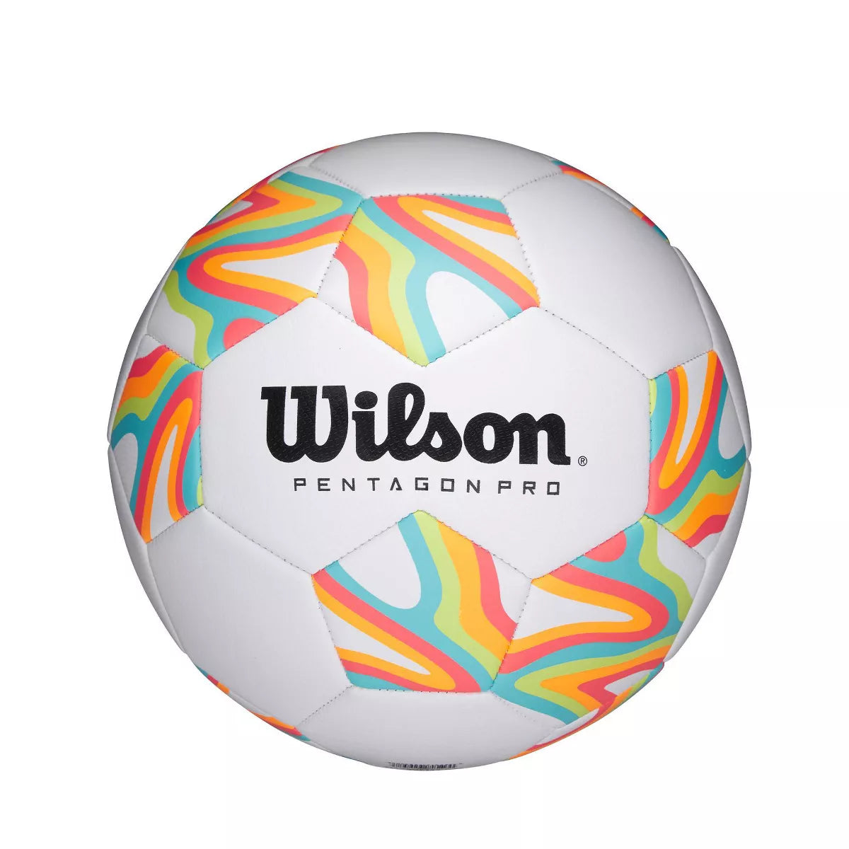 Wilson Pentagon Pro Target Bright Size 3 Soccer Ball: Composite Shell, 5-8 Years