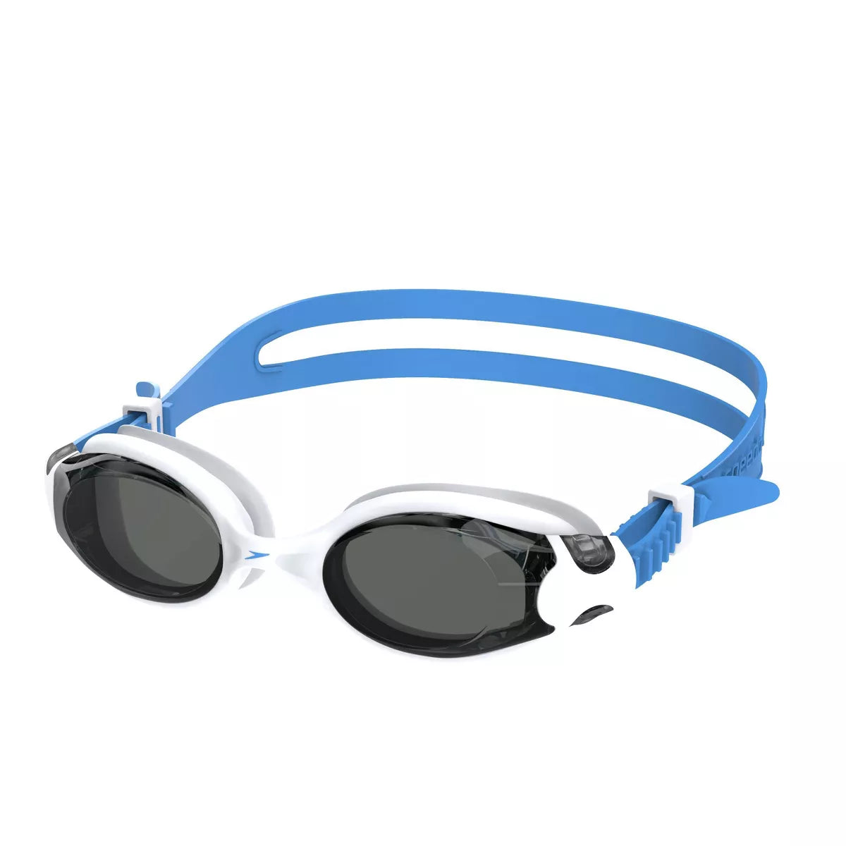 Speedo Adult Hydrofusion Pro Swim Goggles - White/Blue