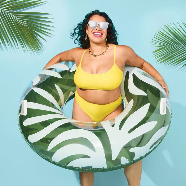 48'' Tube Handles Inner Tube - Sun Squad Orange: PVC Pool Float