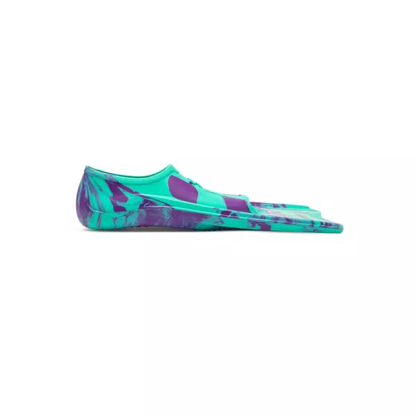 Speedo Kids' Fin - Teal/Purple S: Rubber Swim Fins Flippers for Shoe Size 9, 10
