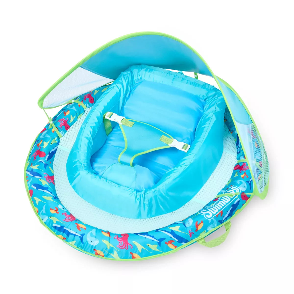 Swimways Infant Baby Spring Float - Green: Water Floats & Inflatables for Ages 3 Months+
