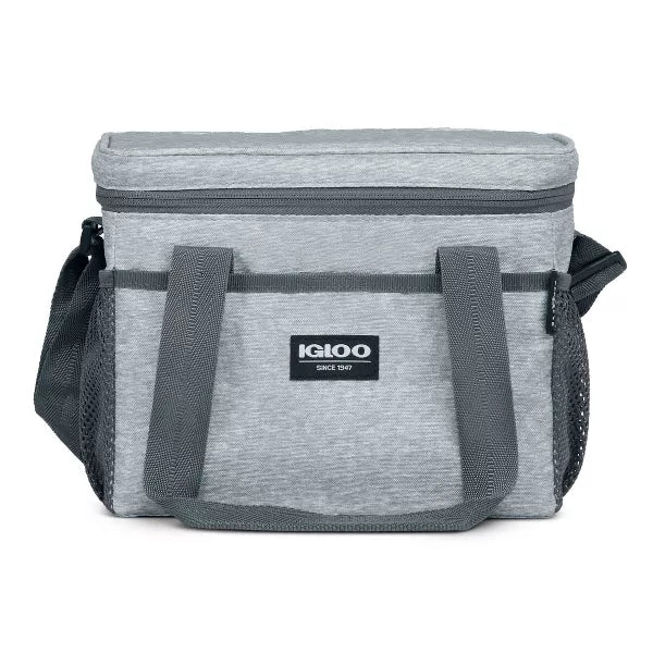 Igloo Lunch+ Cube 12 Lunch Tote with Pack Ins - Gray: Insulated Bag for Adults, Includes 3 Containers