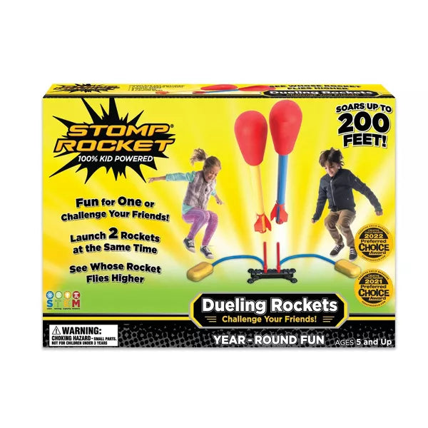 Stomp Rocket Dueling High-Flying Toy Rocket Double Launch Set (Please be advised that sets may be missing pieces or otherwise incomplete.)