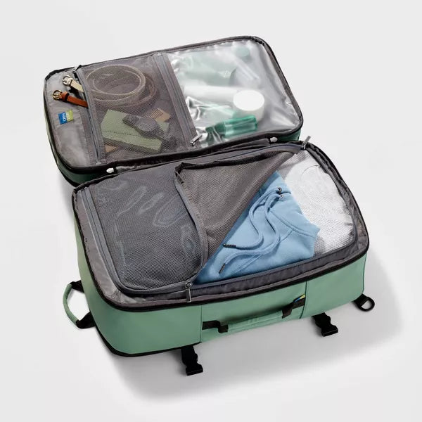 45L Travel 22.25" Backpack Dark Ivy - Open Story: College Twill Bookbag