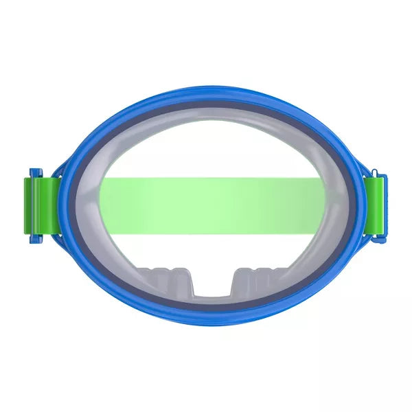 Speedo Kids' Porto Snorkel Mask Set - Blue/Green: Ages 3-8, Includes Snorkel & Mask (Please be advised that sets may be missing pieces or otherwise incomplete.)