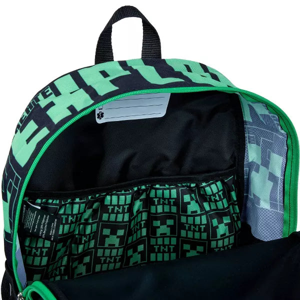 Minecraft Kids' 16" Backpack - Black