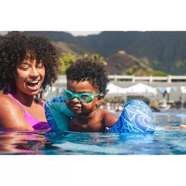 Speedo Kids' Fabric Armband - Blue: Swim Training Floats, Ages 2-12, PVC Material