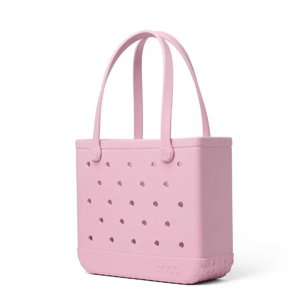 Bogg Bag Baby Bogg Tote Bag - Beach Hydrangea: Vinyl Hardside Shoulder Handbag