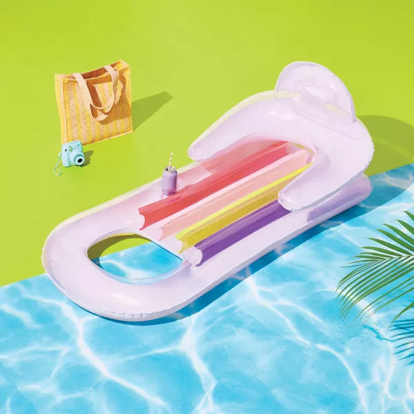 Relaxing Lounge SMS Water Floats and Inflatables Lavender - Sun Squad: PVC Material