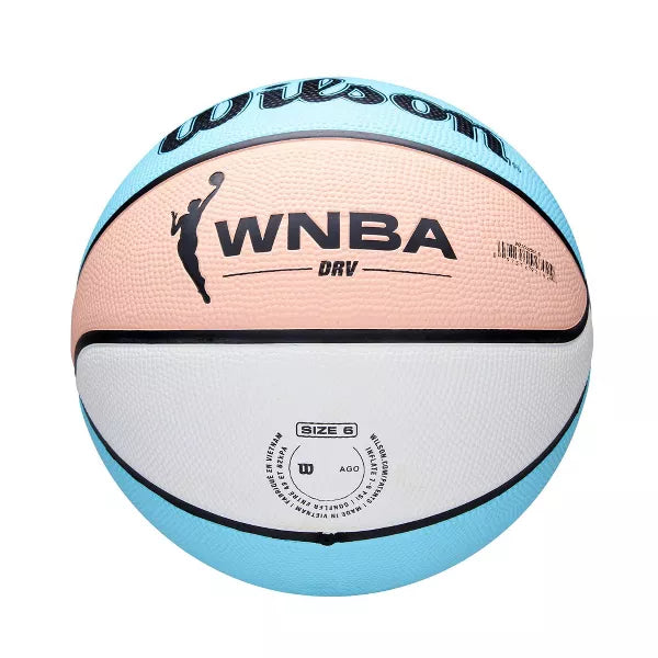 Wilson WNBA DRV Summer Basket 6 Basketball: Butyl Bladder, Rubber Shell, Age 9+
