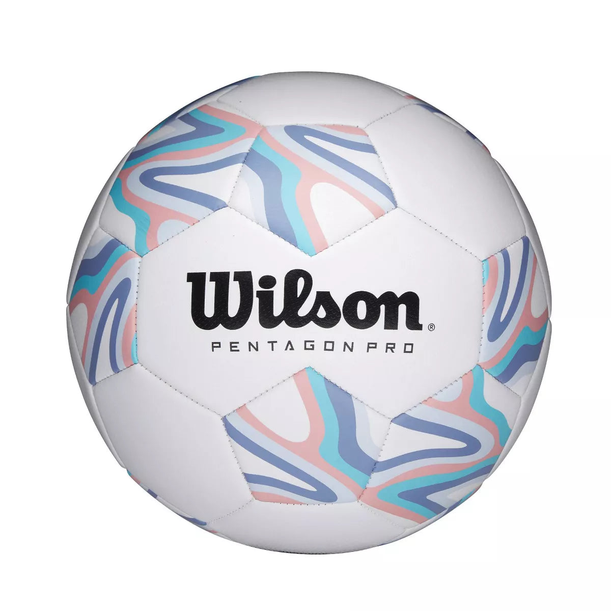 Wilson Pentagon Pro Target Pastel Size 4 Soccer Ball: Composite Shell, Ages 8-12