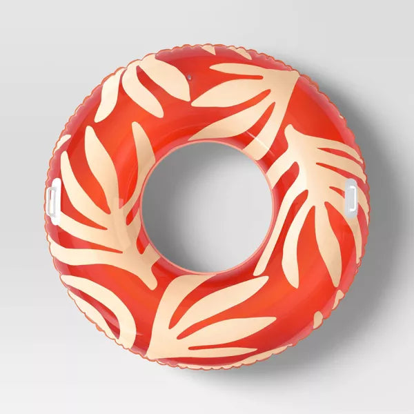 48'' Tube Handles Inner Tube - Sun Squad Orange: PVC Pool Float