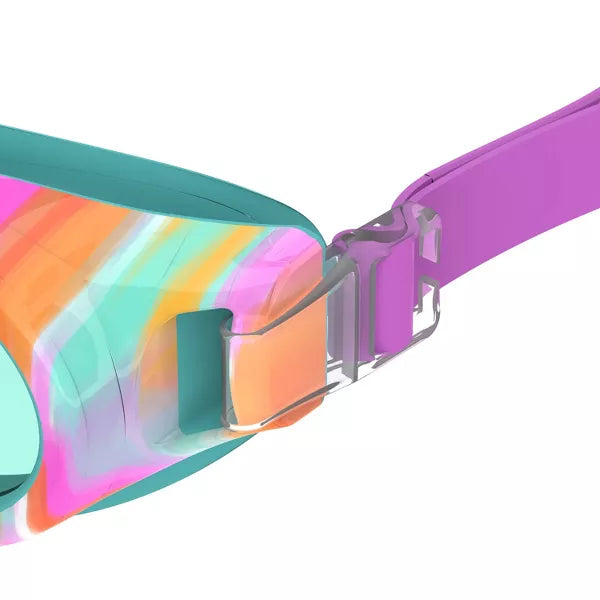 Speedo Junior Glide Print Swim Goggles - Teal/Multi