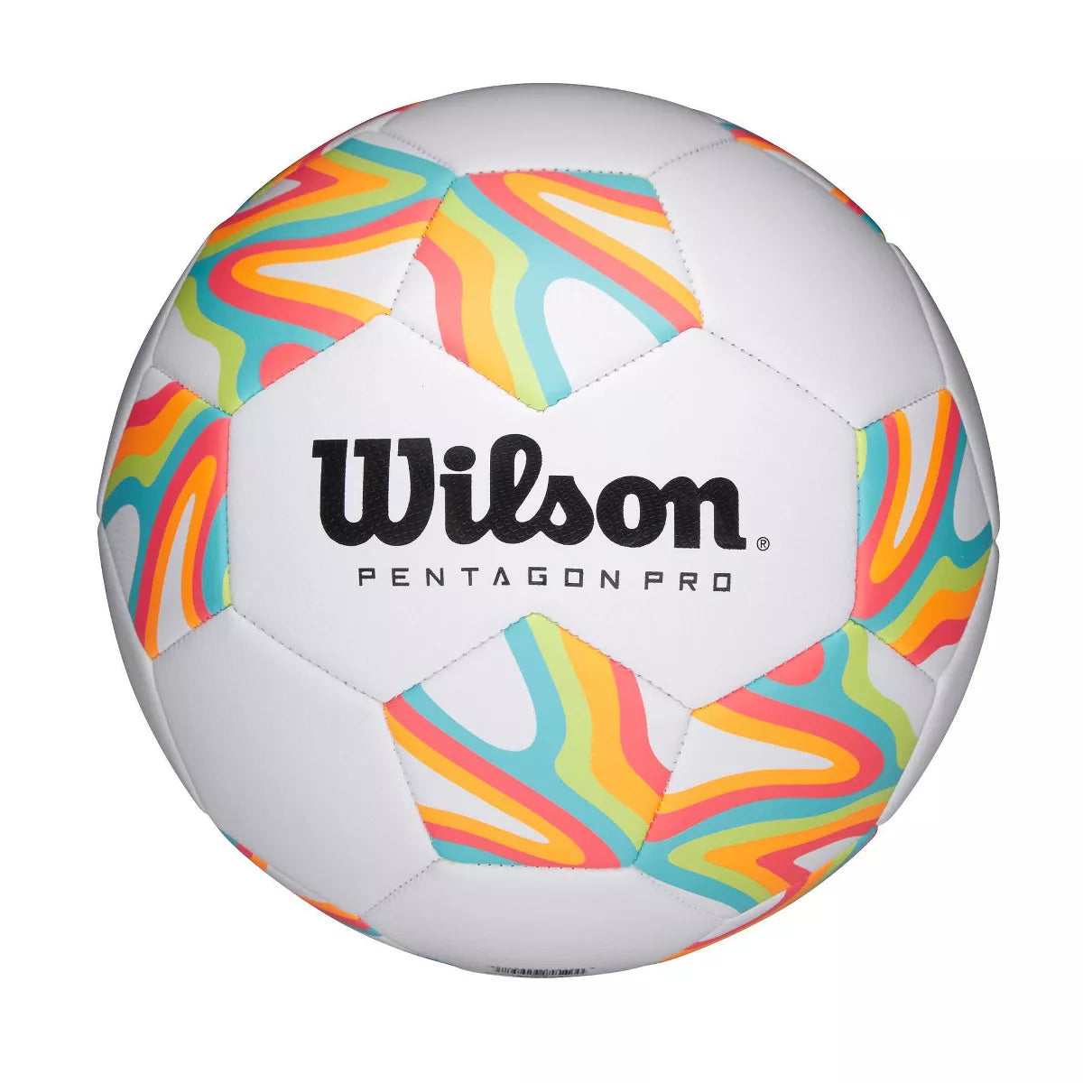 Wilson Pentagon Pro Target Bright 05 Soccer Ball: Composite Shell, Size 5