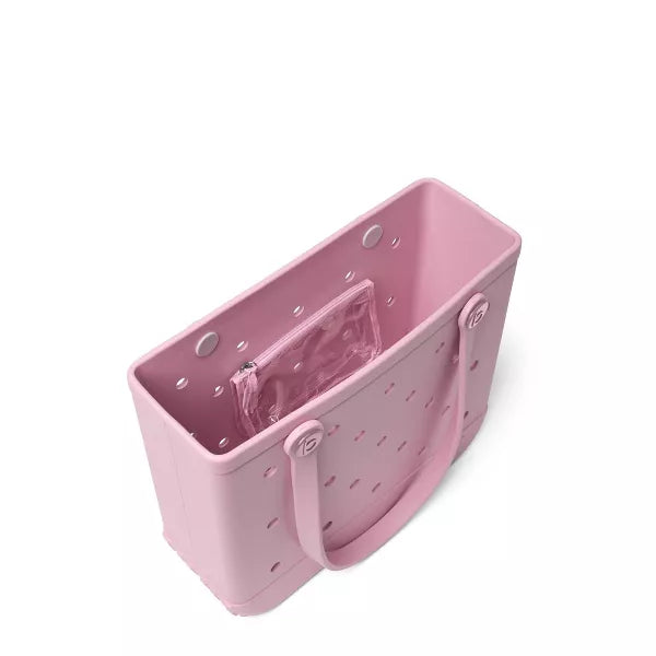 Bogg Bag Baby Bogg Tote Bag - Beach Hydrangea: Vinyl Hardside Shoulder Handbag