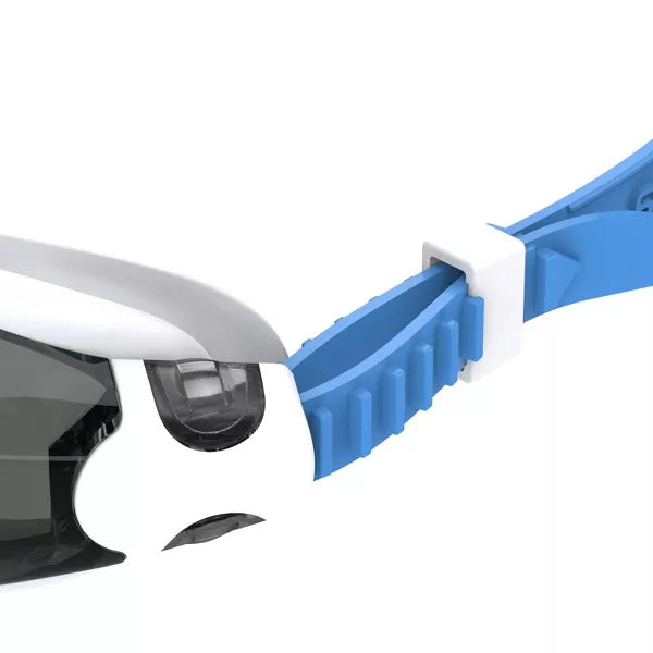 Speedo Adult Hydrofusion Pro Swim Goggles - White/Blue