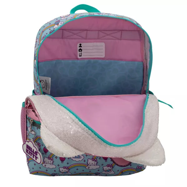 Hello Kitty Kids' 16" Backpack - Rainbow Pink/Blue