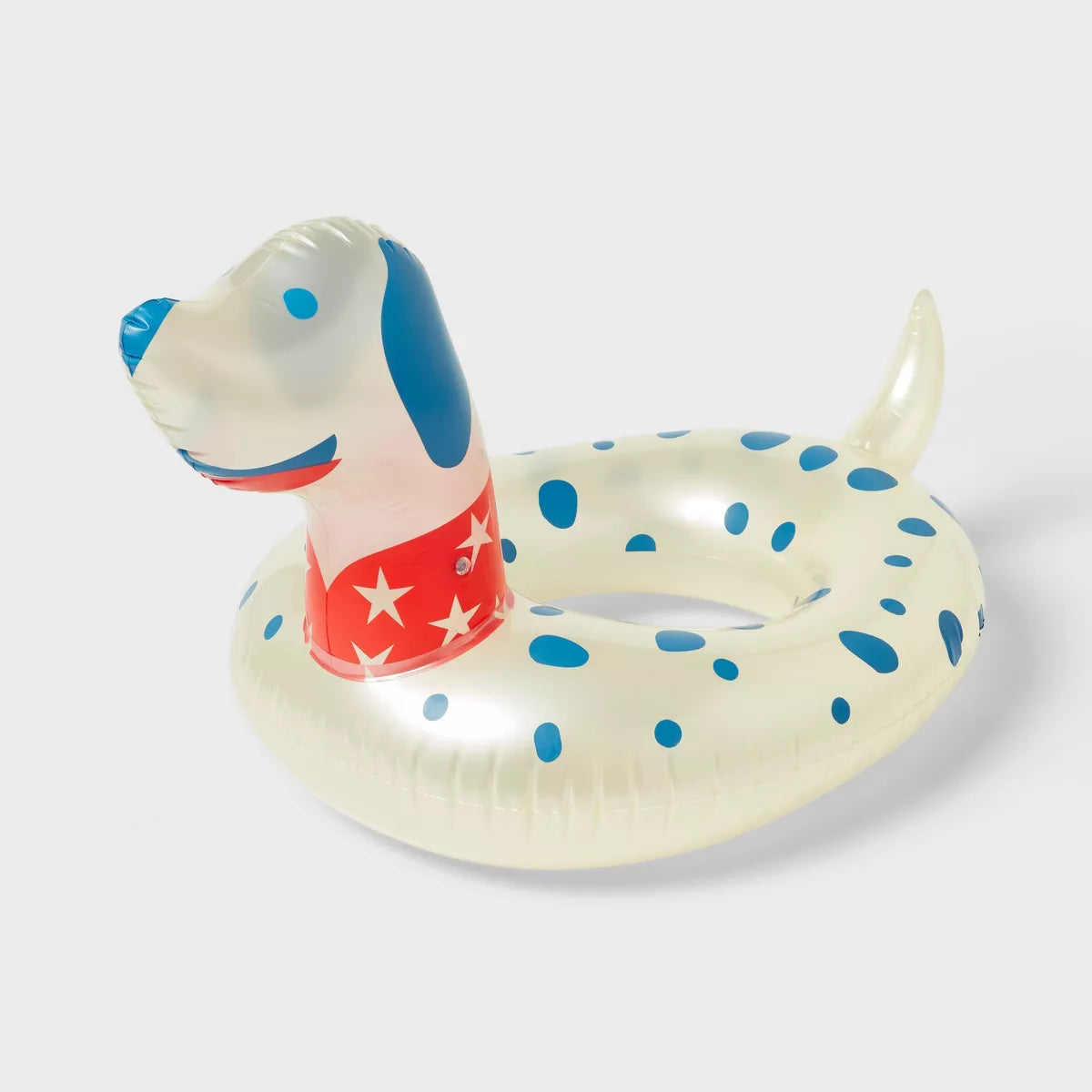 Character Tube Dog - Sun Squad: White PVC Pool Float for Ages 6+