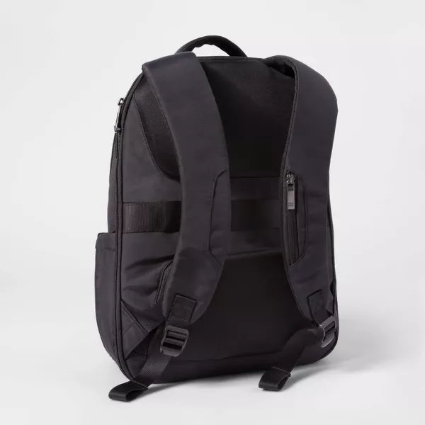 Signature Day Trip Backpack Black - Open Story: Water-Resistant Travel Laptop Bag