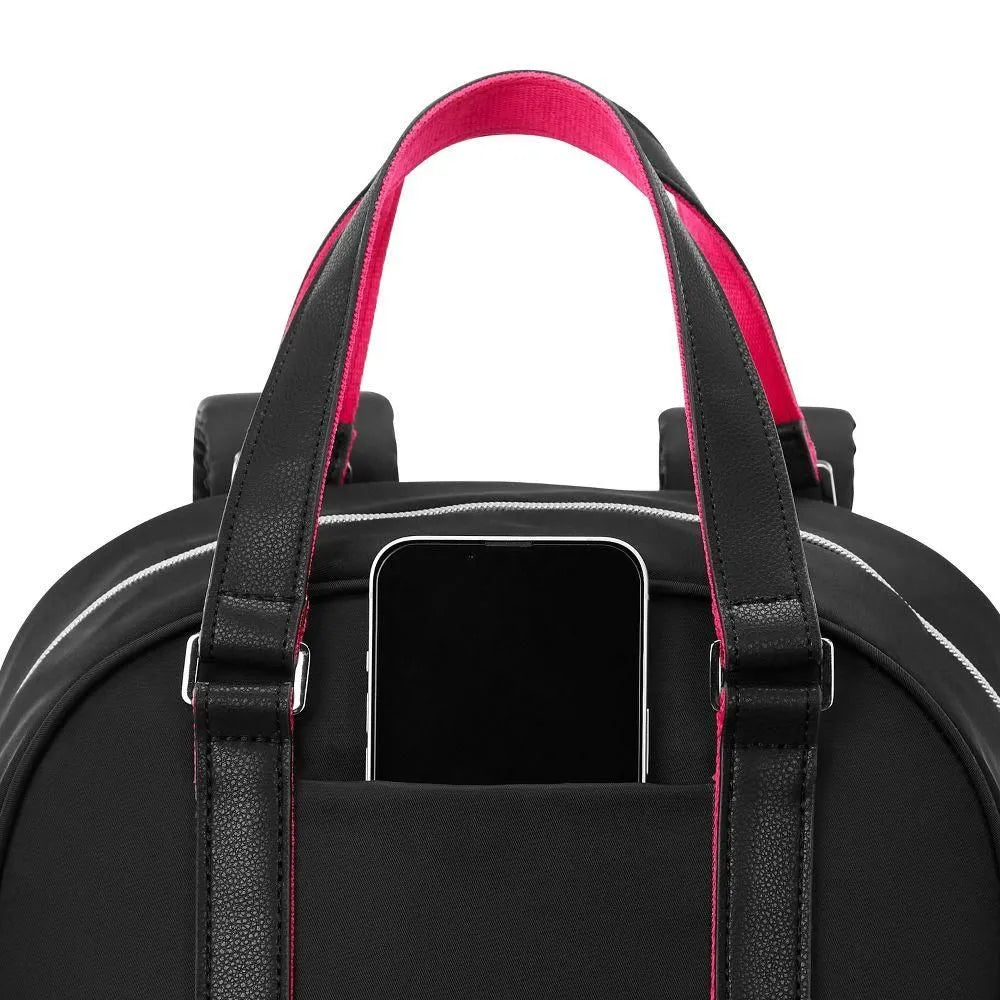 Sarah Jessica Parker 16" RFID Backpack - Black/Candy
