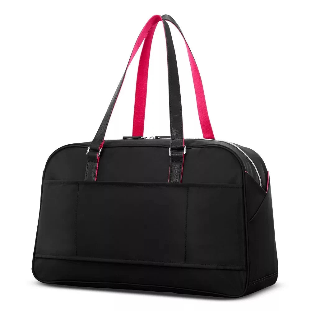 Sarah Jessica Parker Convertible RFID Weekender Bag with Removable Strap Garment Bag - Black