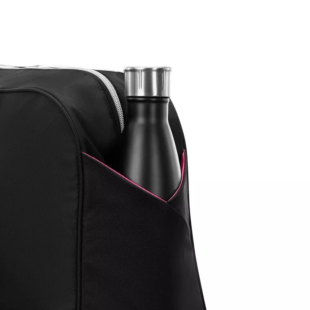 Sarah Jessica Parker Convertible RFID Weekender Bag with Removable Strap Garment Bag - Black